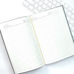 Lõi giấy kẻ ngang định lượng 100gsm dày dặn chống lem mực size tiêu chuẩn để thay thế dùng cho dòng sổ gáy cài và dòng Pronote của Bullnote